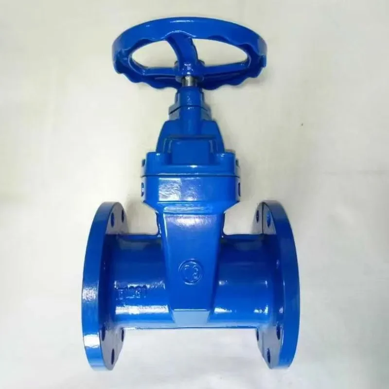 ductile آئرن کو چھپا ہوا چھڑی نرم مہر flange گیٹ والو